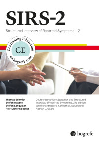 Structured Interview of Reported Symptoms. Deutschsprachige Adaptation des Structured Interview of Reported Symptoms. 2. Edition von Richard Rogers, Kenneth W. Sewell and Nathan D. Gillard